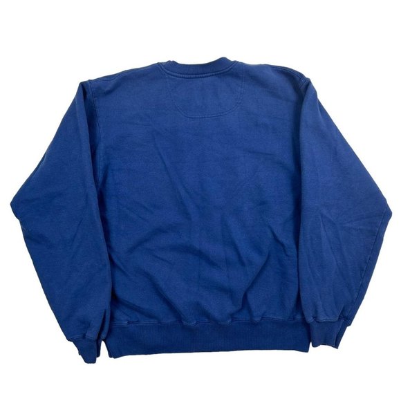 Champion Blue Long Sleeved Crewneck Sweater Size Mens M - Picture 3 of 5